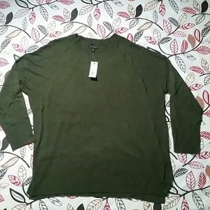 Worthington Rich Avocado Long Sleeve Shirt XXLarge